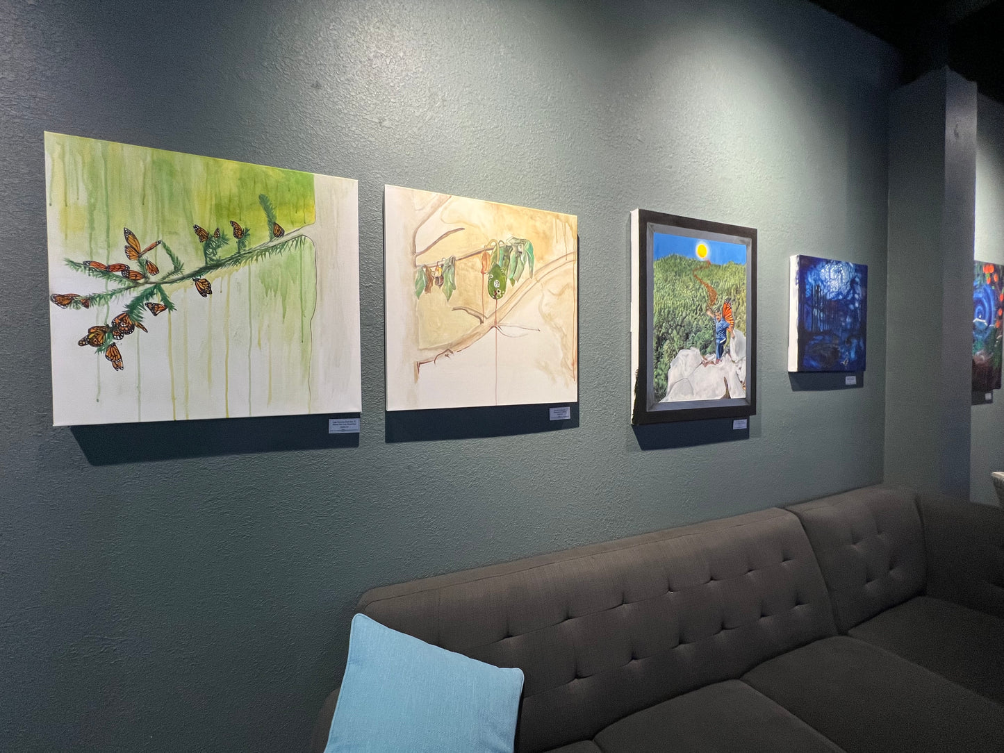 “Las Novias Del Sol, El Alma De Los Muertos” | 24X24 inches, Acrylic on canvas